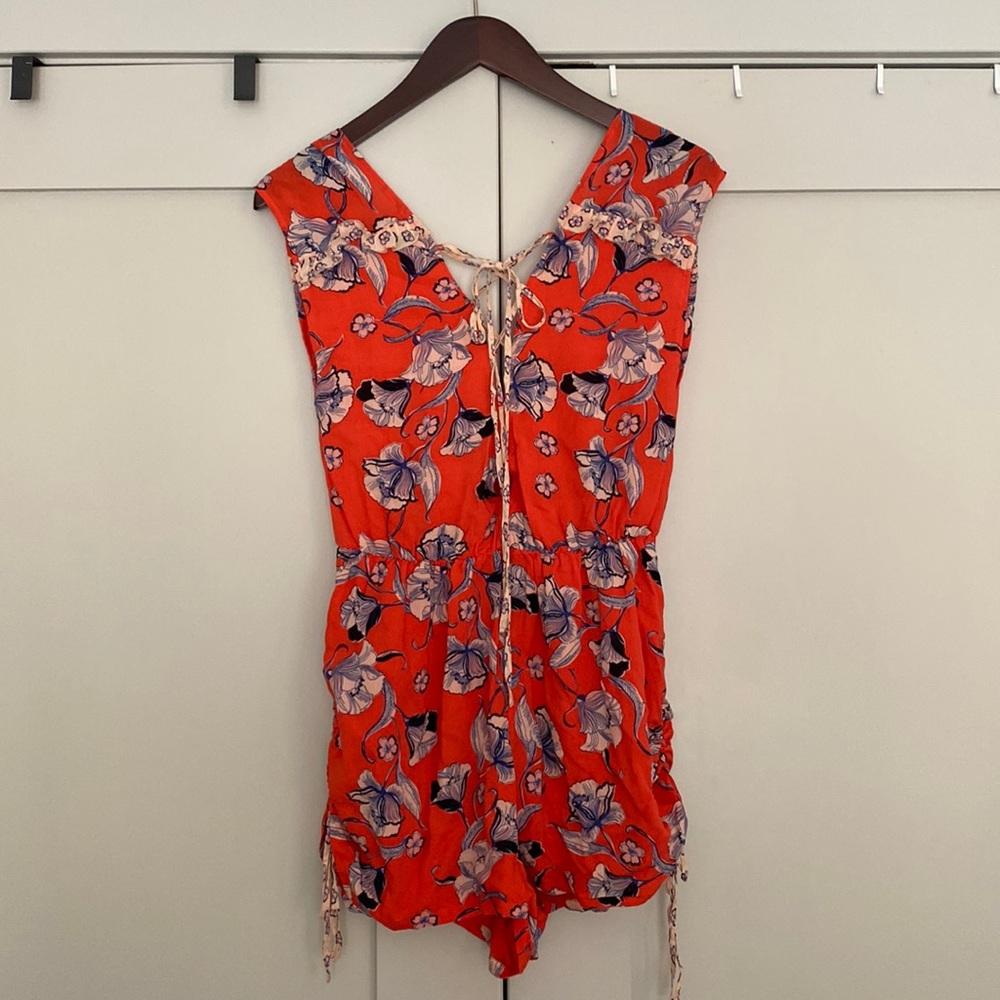 MINKPINK Floral Romper S, 2